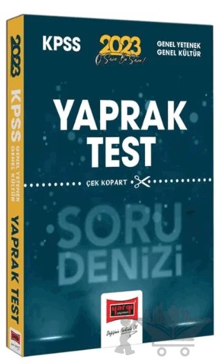 2023 KPSS GK-GY Soru Denizi Çek Kopart Yaprak Test Yargı Yayınları – Kolektif – Yargı Yayınevi kitap kapağı