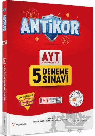 AYT 5'li Deneme Seti – Kolektif – Antikor Yayınları kitap kapağı