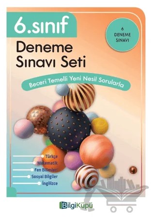 6. Sınıf Deneme Sınavı Seti – Kolektif – Bilgi Küpü kitap kapağı