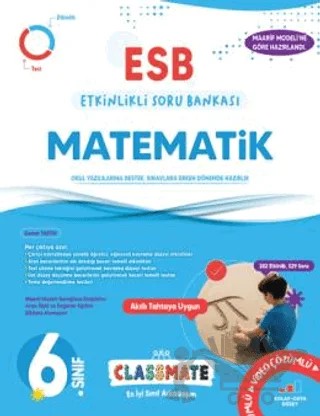 6. Sınıf Classmate Matematik Etkinlikli Soru Bankası – Kolektif – Okyanus Yayınları kitap kapağı