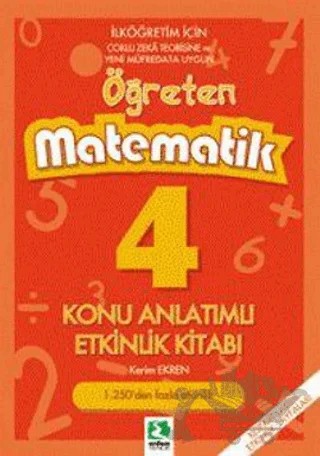 Öğreten Matematik 4 – Kerim Ekren – Erdem Çocuk kitap kapağı
