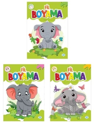 Fil Boyama Seti (3 Kitap) – Kolektif – Dokuz Çocuk kitap kapağı