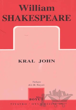 Kral John – William Shakespeare – Mitos Boyut Yayınları kitap kapağı