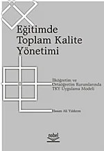 Eğitimde Toplam Kalite Yönetimi – Hasan Ali Yıldırım – Nobel Yayın kitap kapağı