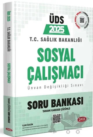 Sağlık Bakanlığı ÜDS Sosyal Çalışmacı Soru Bankası – Kolektif – Data Yayınları kitap kapağı