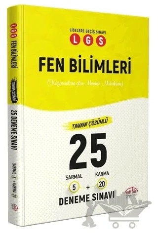 LGS Fen Bilimleri 25 Branş Denemesi Nasıl Çözülür – Kolektif – Editör Yayınevi kitap kapağı