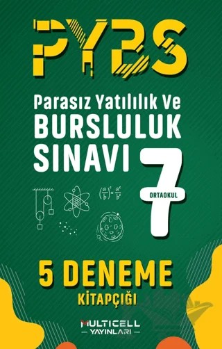 7. Sınıf PYBS 5 Deneme Kitapçığı – Kolektif – Multicell Yayınları kitap kapağı