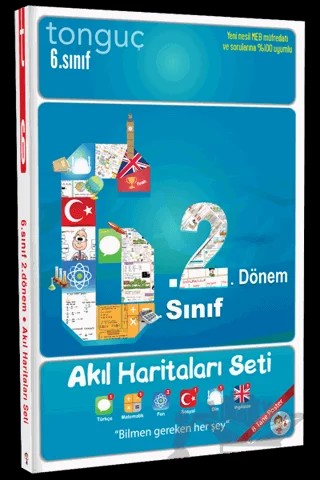 6. Sınıf 2. Dönem Akıl Haritaları Seti – Kolektif – Tonguç Akademi kitap kapağı