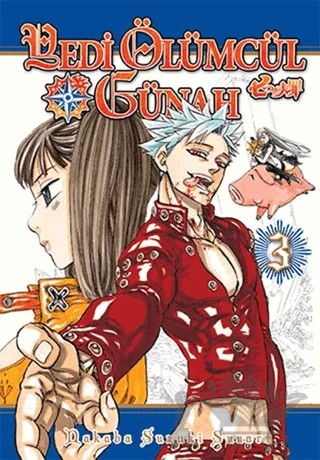 Yedi Ölümcül Günah 3. Cilt – Nakaba Suzuki – Gerekli Şeyler Yayıncılık kitap kapağı