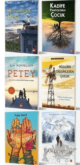 Okullarda Okutulan 7. Sınıf Kitap Seti (6 Kitap Takım) – Aisha Saeed, Ben Mikaelsen, Myron Uhlberg, Nadia Hashimi, Walt Morey, William Kamkwamba – Beyaz Balina Yayınları kitap kapağı