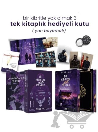 Bir Kibritle Yok Olmak 3 - Hediyeli Yan Boyamalı Kutu – Özge Naz – Guardian kitap kapağı