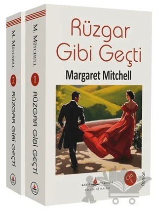 Rüzgar Gibi Geçti (2 Cilt Takım) – Margaret Mitchell – Katip Yayınları kitap kapağı