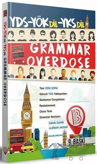 YDS YÖKDİL YKSDİL Grammar Overdose – Kolektif – Benim Hocam Yayınları kitap kapağı