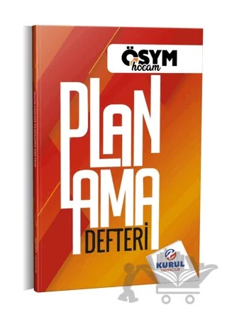 Tüm Sınavlar İçin ÖSYM Hocam Planlama Defteri – Kolektif – Kurul Yayıncılık kitap kapağı