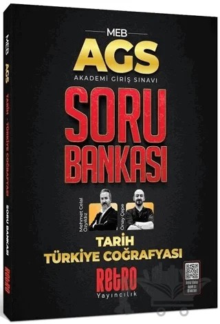 2025 MEB AGS Tarih ve Türkiye Coğrafyası Soru Bankası – Mehmet Celal Özyıldız, Önay Çepe – Retro Yayıncılık kitap kapağı