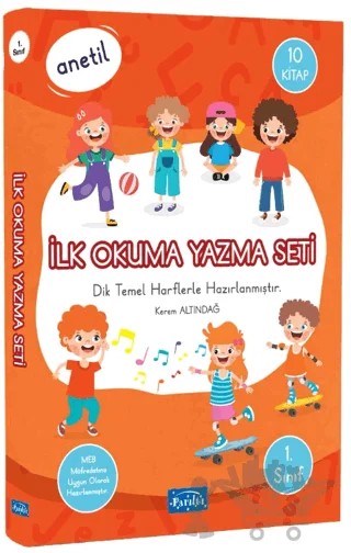 Anetil - İlk Okuma Yazma Seti 10 Kitap Set – Kolektif – Parıltı Yayınları kitap kapağı