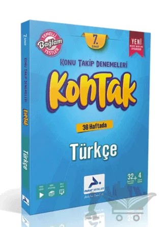 7. Sınıf Kontak Türkçe Denemeleri – Kolektif – Paraf Yayınları kitap kapağı
