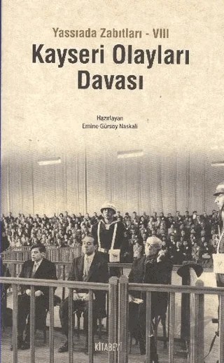 Kayseri Olayları Davası – Emine Gürsoy Naskalı – Kitabevi Yayınları kitap kapağı