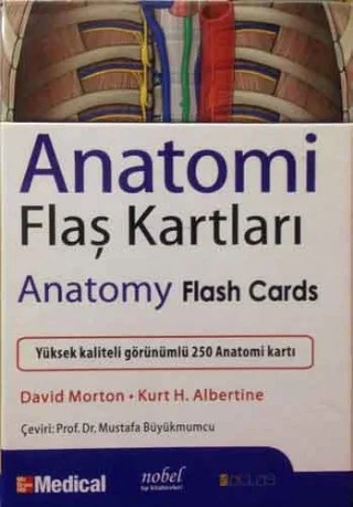 MORTON İNSAN ANATOMİSİ FLASH KARTLARI - Atlas Of Human Flash Cards – Kurt H. Albertine, David A. Morton – Atlas Yayınevi kitap kapağı