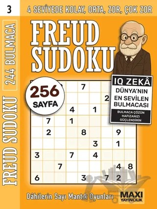 Freud Sudoku 3 – Bertan Kodamanoğlu – Maxi Yayıncılık kitap kapağı