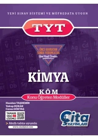 TYT Kimya Konu Öğreten Modüller – Kolektif – Çita Yayınları kitap kapağı