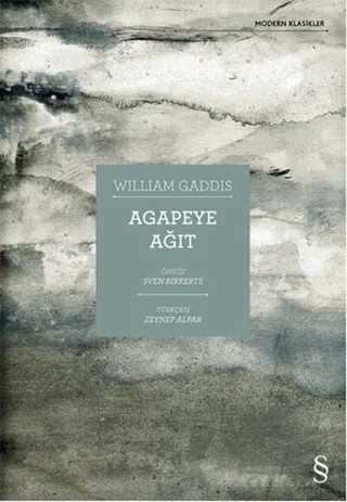 Agapeye Ağıt – William Gaddis – Everest Yayınları kitap kapağı