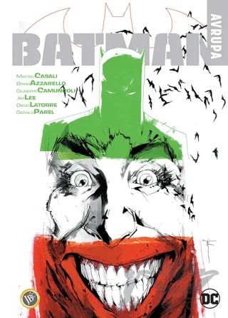 Batman: Avrupa – Brian Azzarello, Matteo Casali – JBC Yayıncılık kitap kapağı