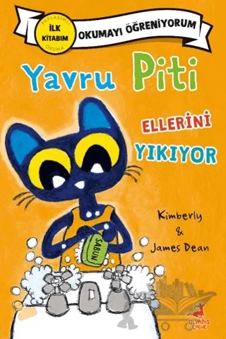 Yavru Piti Ellerini Yıkıyor – Kimberly Dean, James Dean – Olimpos Çocuk kitap kapağı