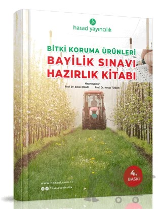 Bitki Koruma Ürünleri - Bayilik Sınavı Hazırlık Kitabı – Necip Tosun, Emin Onan – Hasad Yayıncılık kitap kapağı
