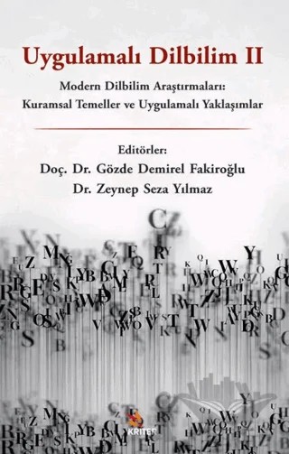Uygulamalı Dilbilim 2 – Kolektif – Kriter Yayınları kitap kapağı