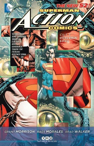 Superman Action Comics Cilt 3 – Brad Walker, Grant Morrison, Rags Morales – Yapı Kredi Yayınları kitap kapağı