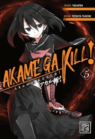 Akame, Keser 5 – Takahiro – Athica Yayınları kitap kapağı