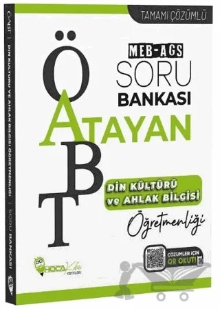 ÖABT MEB-AGS Din Kültürü ve Ahlak Bilgisi Öğretmenliği Atayan Soru Bankası – Kollektif – Hoca Kafası Yayınları kitap kapağı