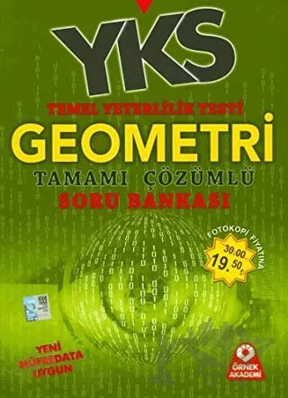 YKS-TYT Geometri Tamamı Çözümlü Soru Bankası – Kolektif – Örnek Akademi kitap kapağı