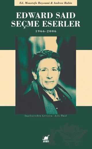 Edward Said Seçme Eserler – Moustafa Bayoumi, Andrew Rubin – Ayrıntı Yayınları kitap kapağı