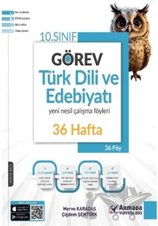 10. Sınıf Görev Türk Dili Ve Edebiyatı Yeni Nesil Çalışma Föyleri 36 Hafta – Merve Karadaş, Çiğdem Şentürk – Armada Yayınları kitap kapağı