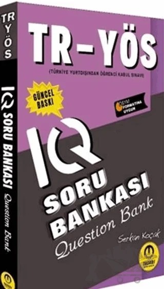TR YÖS IQ Soru Bankası – Serkan Koçak – Tasarı Eğitim Yayınları kitap kapağı