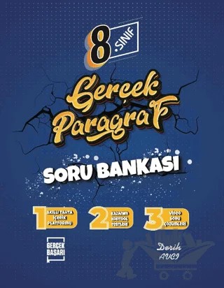 8. Sınıf Gerçek Paragraf Soru Bankası – Kolektif – Gerçek Başarı Yayınları kitap kapağı
