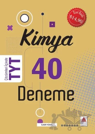 TYT Kimya 40 Deneme – İlker Yücel – Delta Kültür Yayınevi kitap kapağı