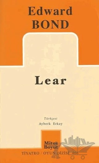 Lear – Edward Bond – Mitos Boyut Yayınları kitap kapağı