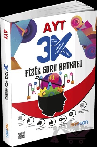AYT 3K Fizik Soru Bankası – Kolektif – Katyon Yayınları kitap kapağı