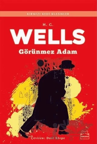 Görünmez Adam – H. G. Wells – Kırmızı Kedi Yayınevi kitap kapağı