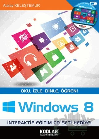Windows 8 – Atalay Keleştemur – Kodlab Yayın Dağıtım kitap kapağı