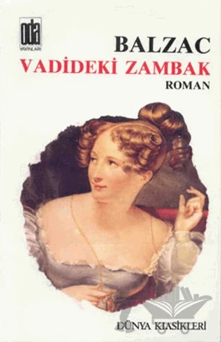 Vadideki Zambak – Honore de Balzac – Oda Yayınları kitap kapağı
