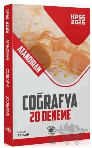 2026 KPSS Coğrafya 20 Deneme Çözümlü – Kemal Arslan – Atandıran Yayıncılık kitap kapağı