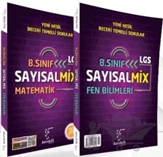 8. Sınıf LGS SayısalMix Matematik ve Fen Bilimleri – Kolektif – Karekök Yayıncılık kitap kapağı