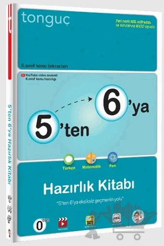 5’ten 6’ya Hazırlık Kitabı – Kolektif – Tonguç Akademi kitap kapağı