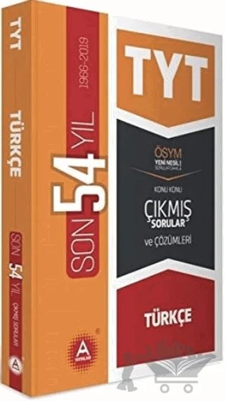 TYT Türkçe Son 54 Yıl Konu Konu Çıkmış Sorular ve Çözümleri – Kolektif – A Yayınları kitap kapağı