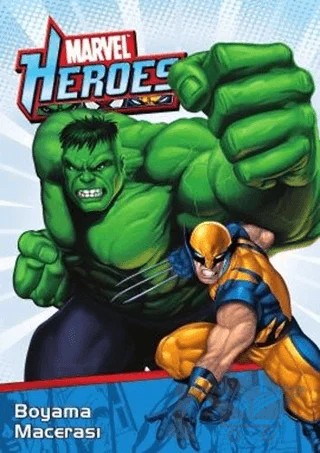 Marvel Heroes - Boyama Macerası – Kolektif – Doğan Egmont Yayıncılık kitap kapağı