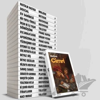Dünya Klasikleri Seti - 22 Kitap – Aleksandr Puşkin, Aleksey Nikolayeviç Tolstoy, Charles Dickens, Franz Kafka, Fyodor Mihayloviç Dostoyevski, Jack London, Johann Wolfgang Von Goethe, Moliere, Platon (Eflatun), Sun Tzu, Grıgory Petrov, Friedrich Wilhelm Nietzsche – Halk Kitabevi kitap kapağı